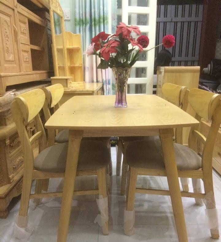 Bộ bàn ăn mango 4 ghế