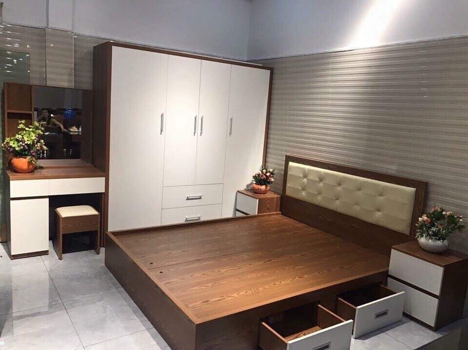 Giường gỗ-GTN13