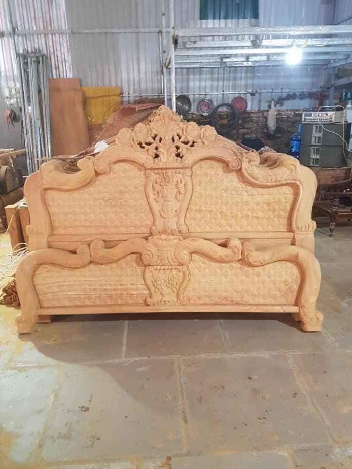 Giường gỗ-GTN10