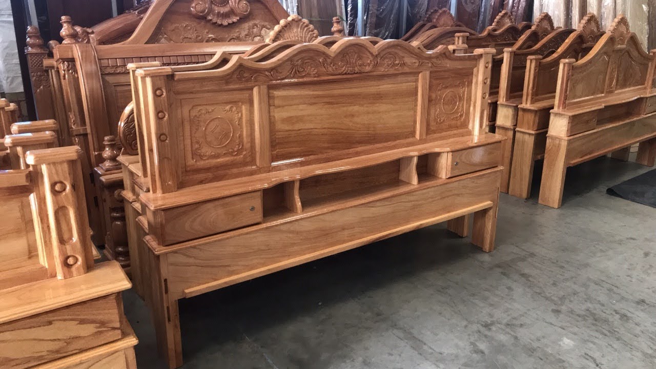 Giường gỗ-GTN09