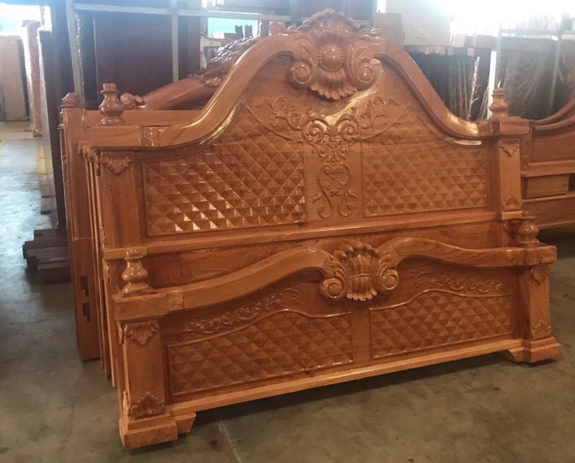 Giường gỗ-GTN04